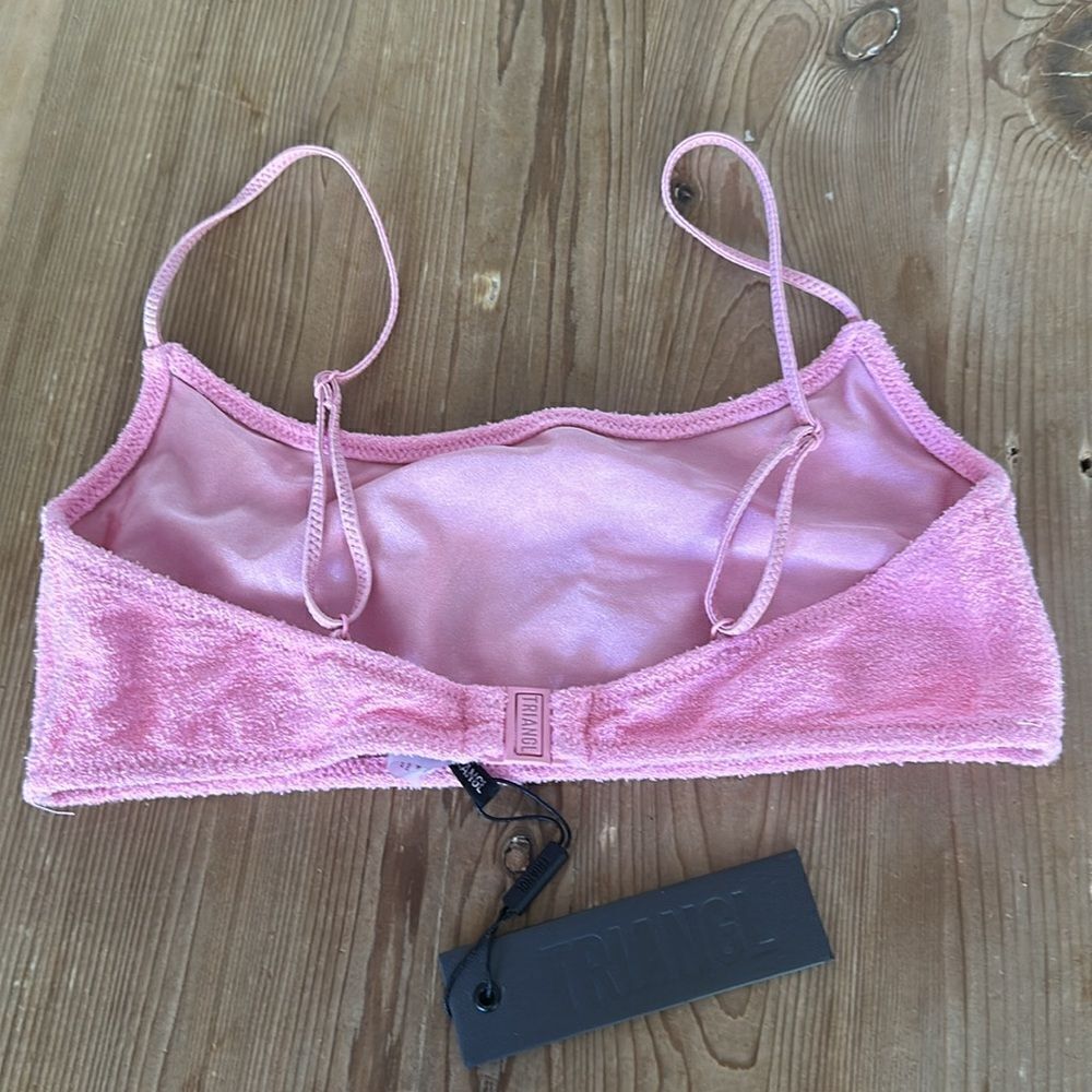 TRIANGL TOP ONLY MICA - TERRY FLOSS TOP NO BAG NEW WITH TAGS - Picture 5 of 9